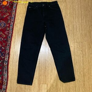 Black denim Levi’s 550 W 29 L 30